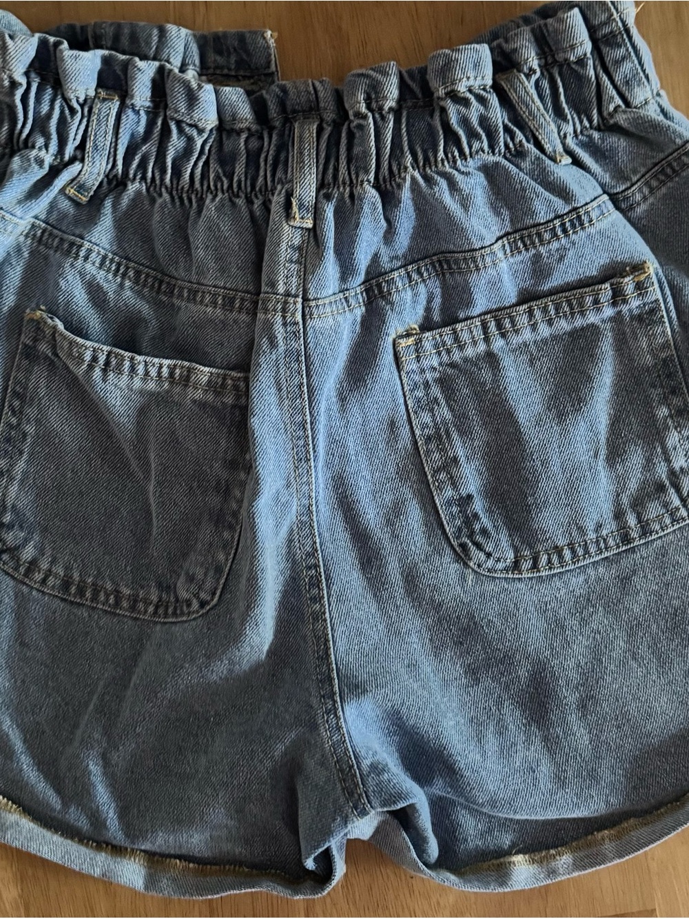 Love Tree Denim Shorts in Light Blue - Picture 4 of 4